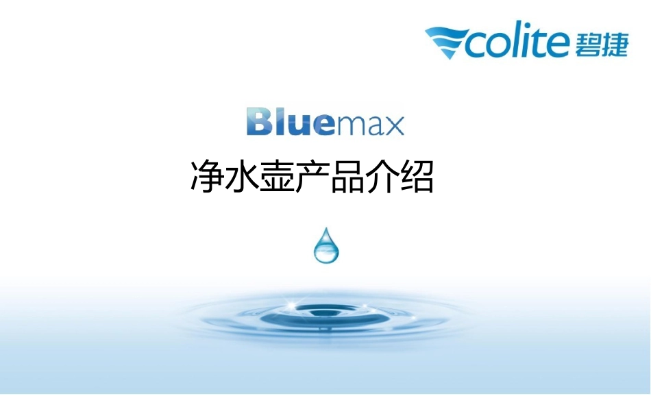 净水壶产品介绍_第1页