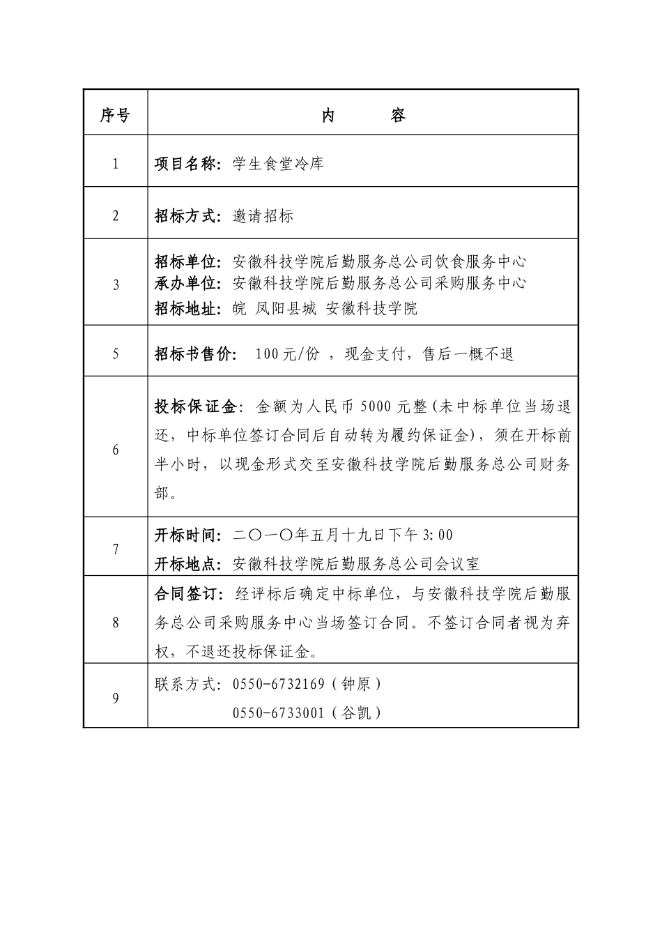 冷库招标书下载-欢迎访问安徽科技学院主页_第2页