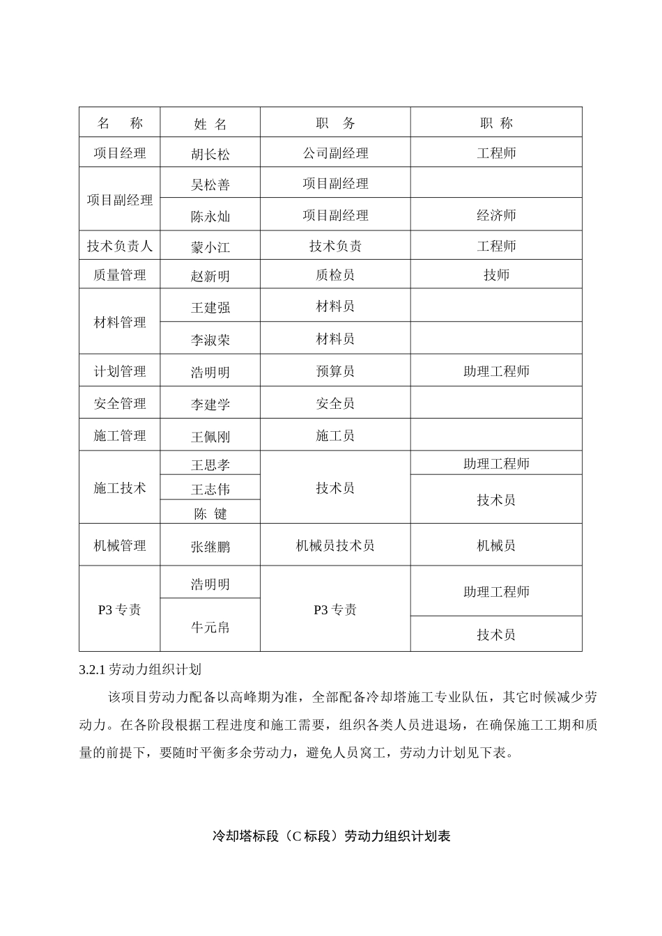 冷却塔施工组织设计_第3页