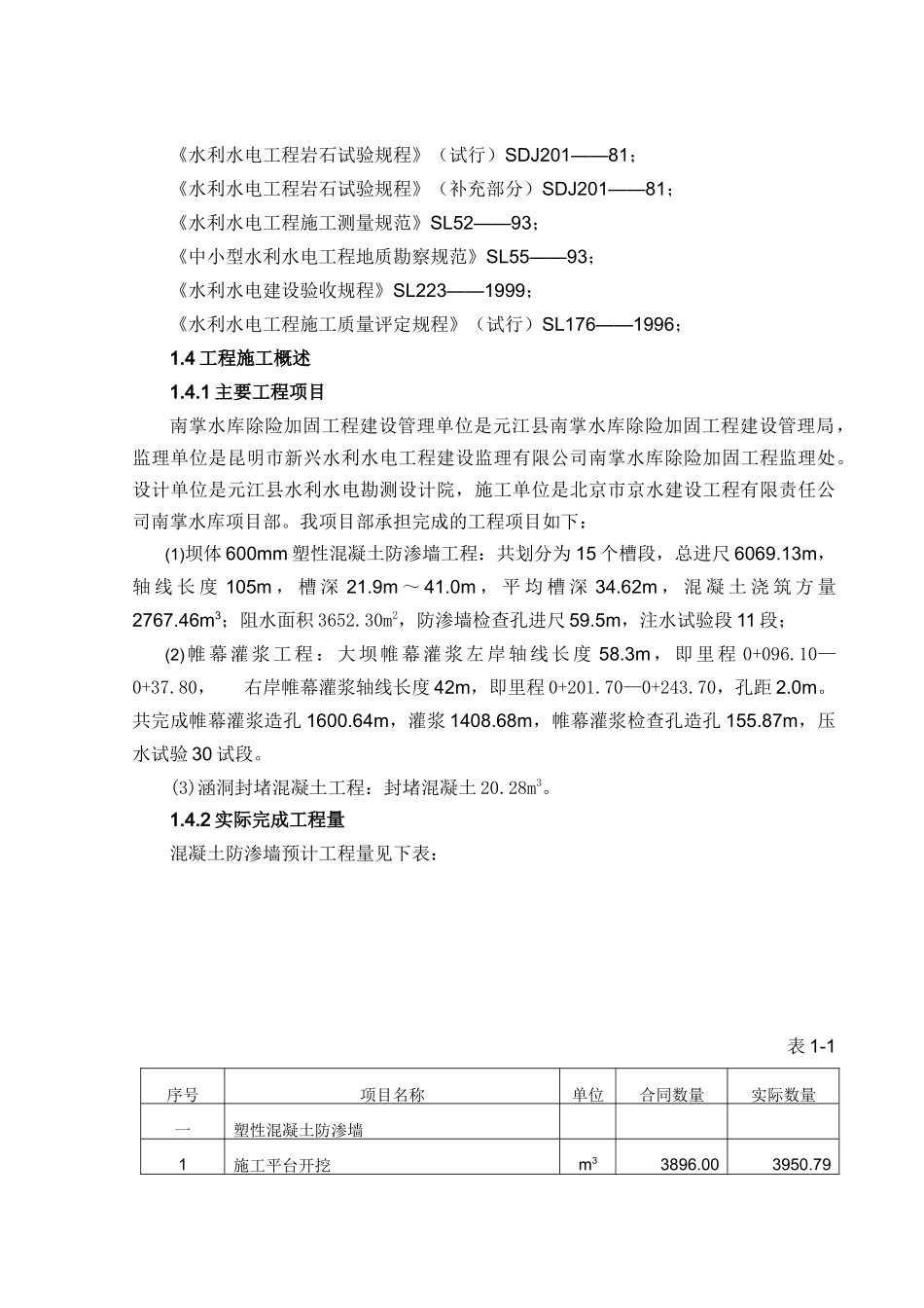 南掌水库施工管理工作报告(京水)_第3页