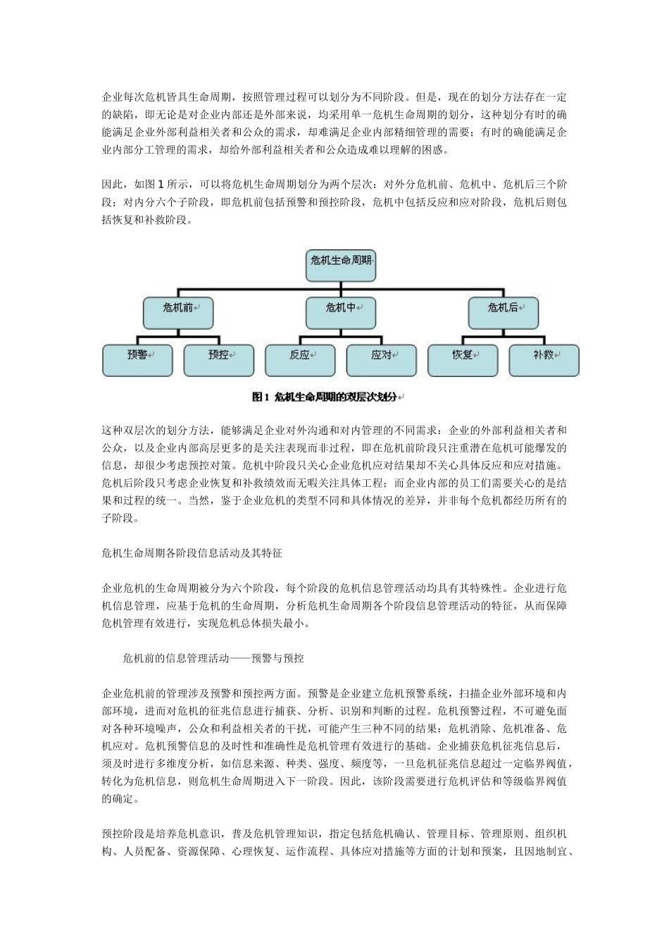 企业该如何做好危机信息管理？_第1页