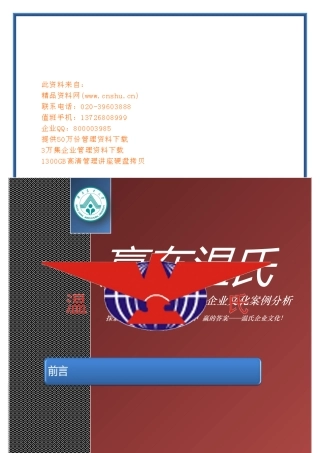 企业文化案例详解