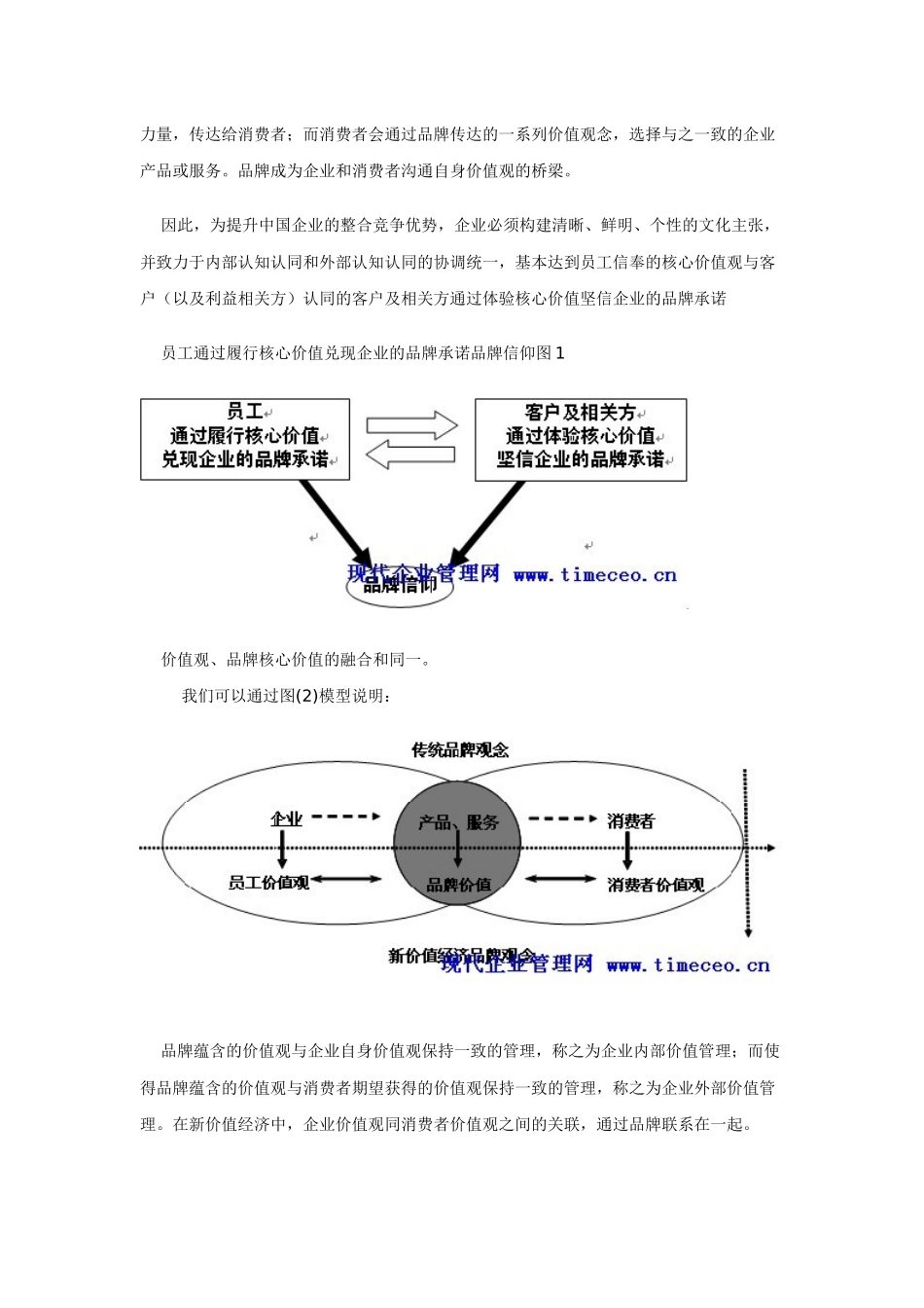 企业文化的内外认同而形成的品牌信仰_第2页