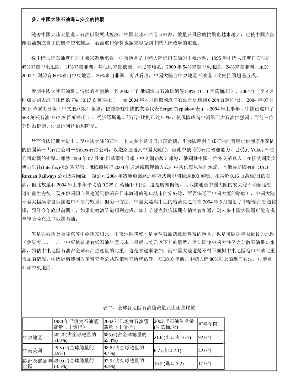 分析大陆石油安全战略_第3页