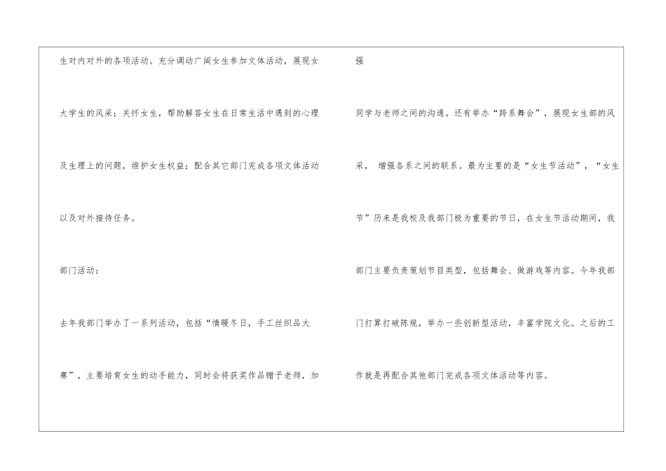 女生部部门介绍_第2页