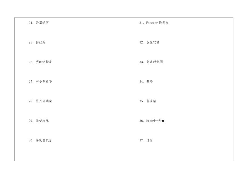 好听的女生qq网名500个_第3页