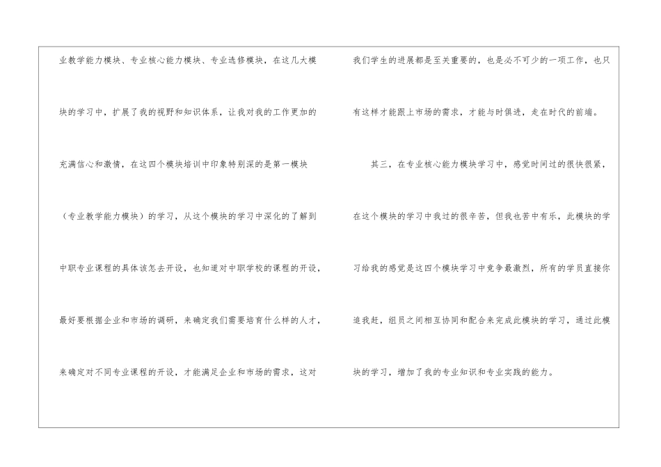 学习培训心得体会模板集锦7篇_第2页