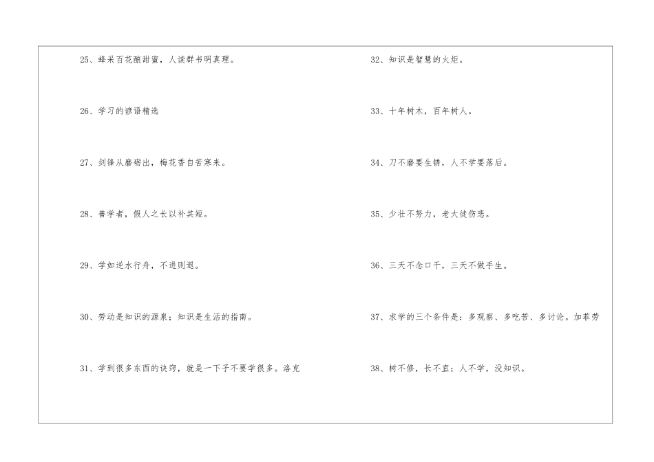 学习的谚语精选_第3页