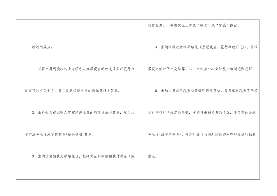 学校内部控制制度岗位职责-_第2页