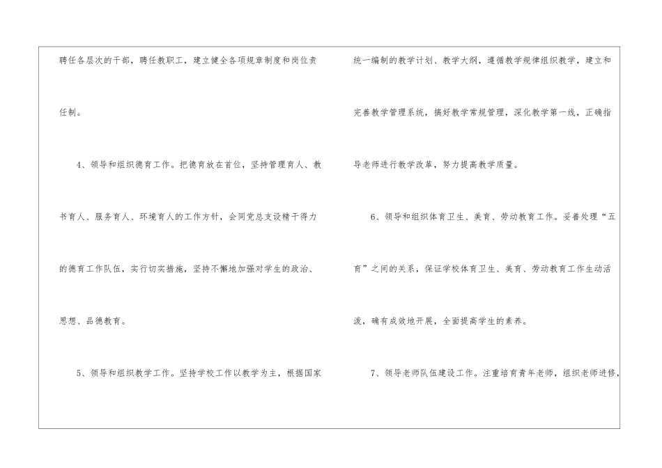 学校校长岗位职责-_第3页