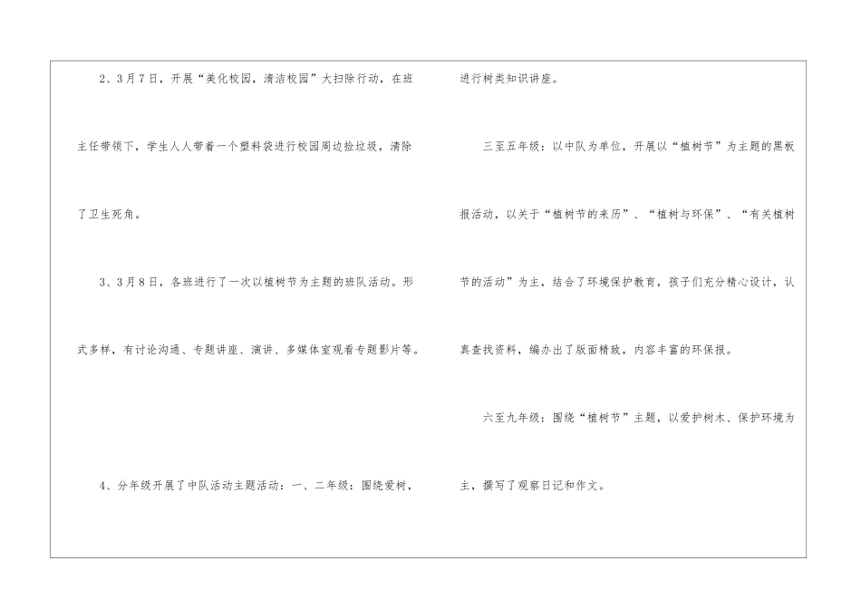 学校植树节活动总结15篇_第2页