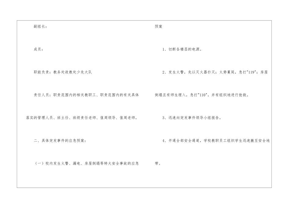 学校突发事件应急预案(通用5篇)_第2页