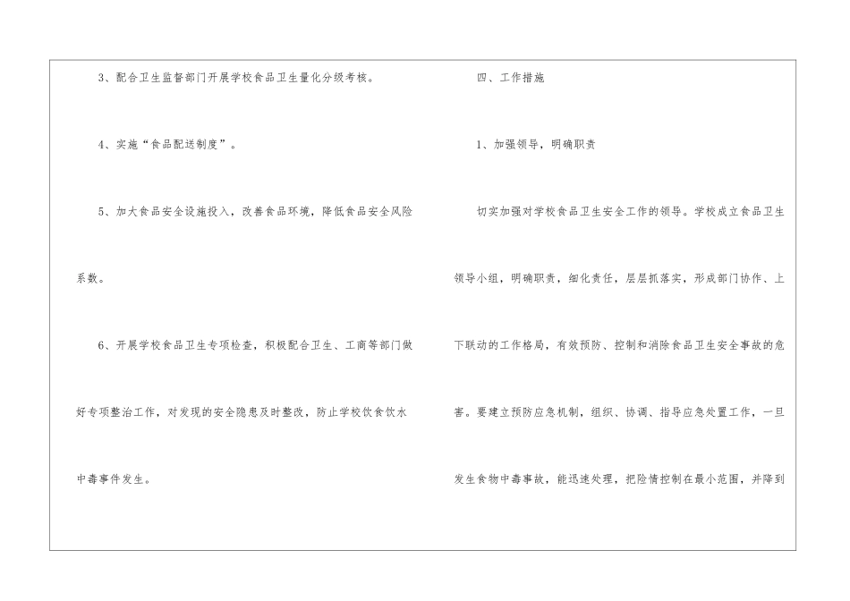 学校食品卫生安全工作计划_第3页