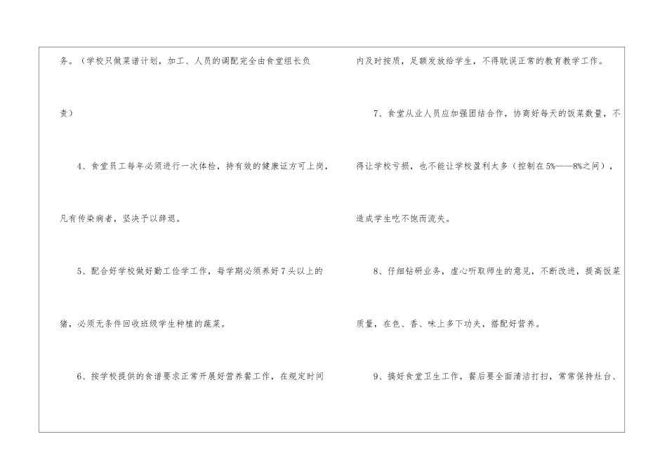 学校食堂用工合同范本_第3页