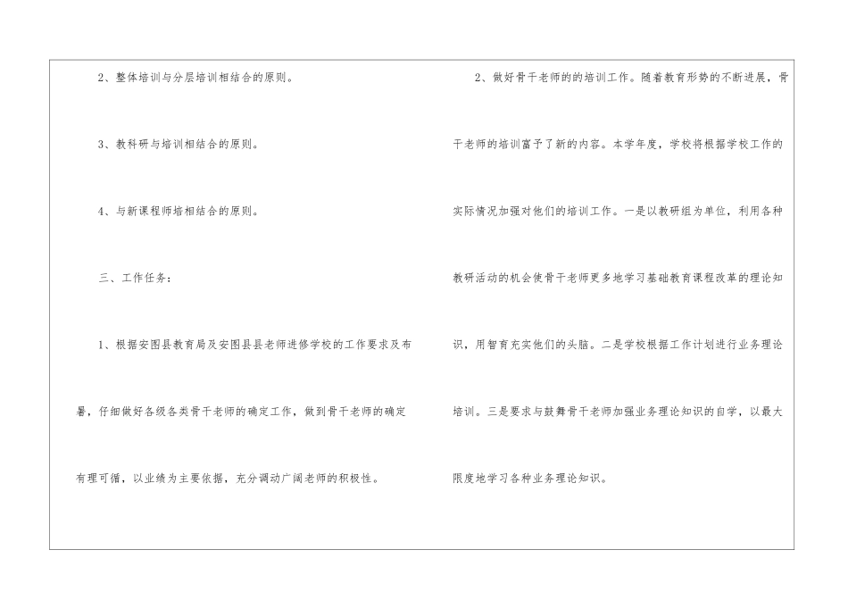 学校骨干教师培训计划4篇_第2页