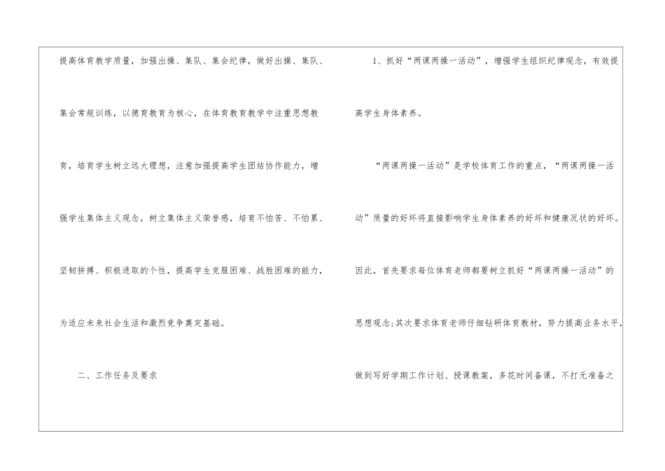 学校高考体育训练计划5篇_第2页