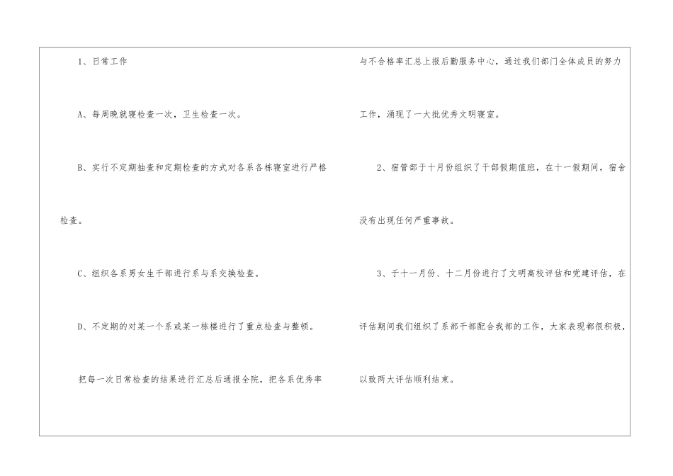 学生会宿管部工作总结_第2页