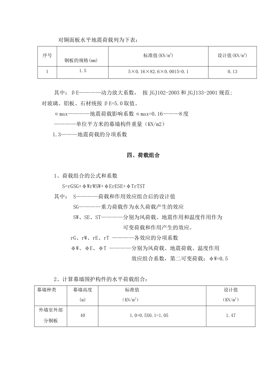 首都博物馆新馆青铜幕墙工程计算书_第3页
