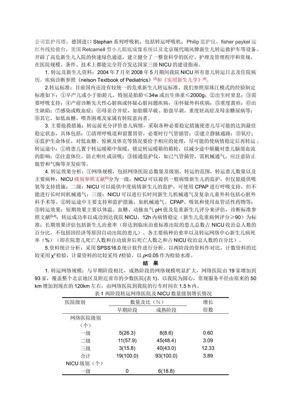 首都区域性综合主动型新生儿转运网络组织的应用研究_第3页
