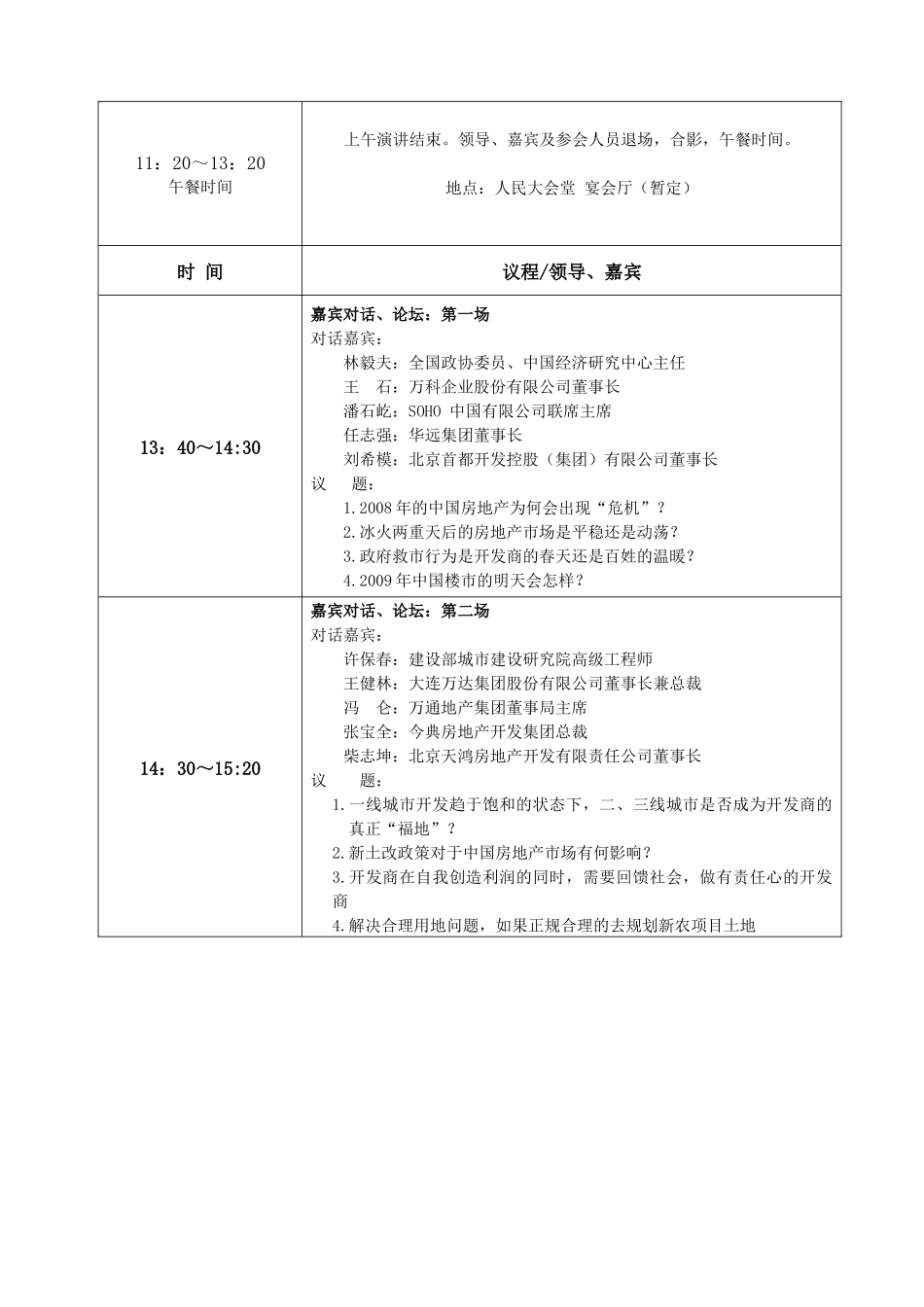 首届中国慈善地产年会流程_第3页