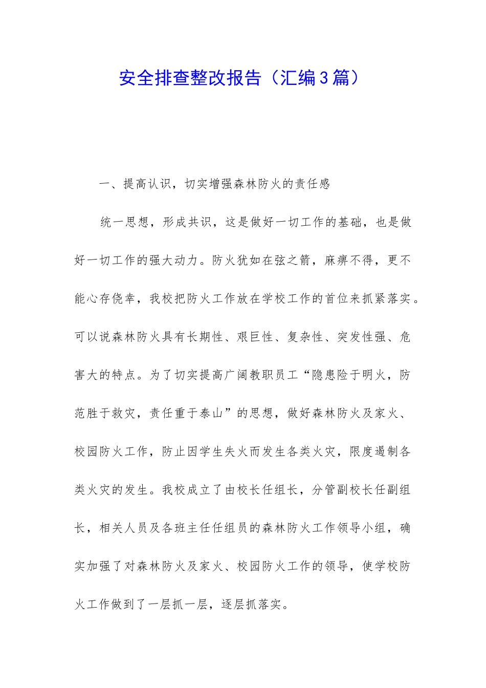 安全排查整改报告_第1页