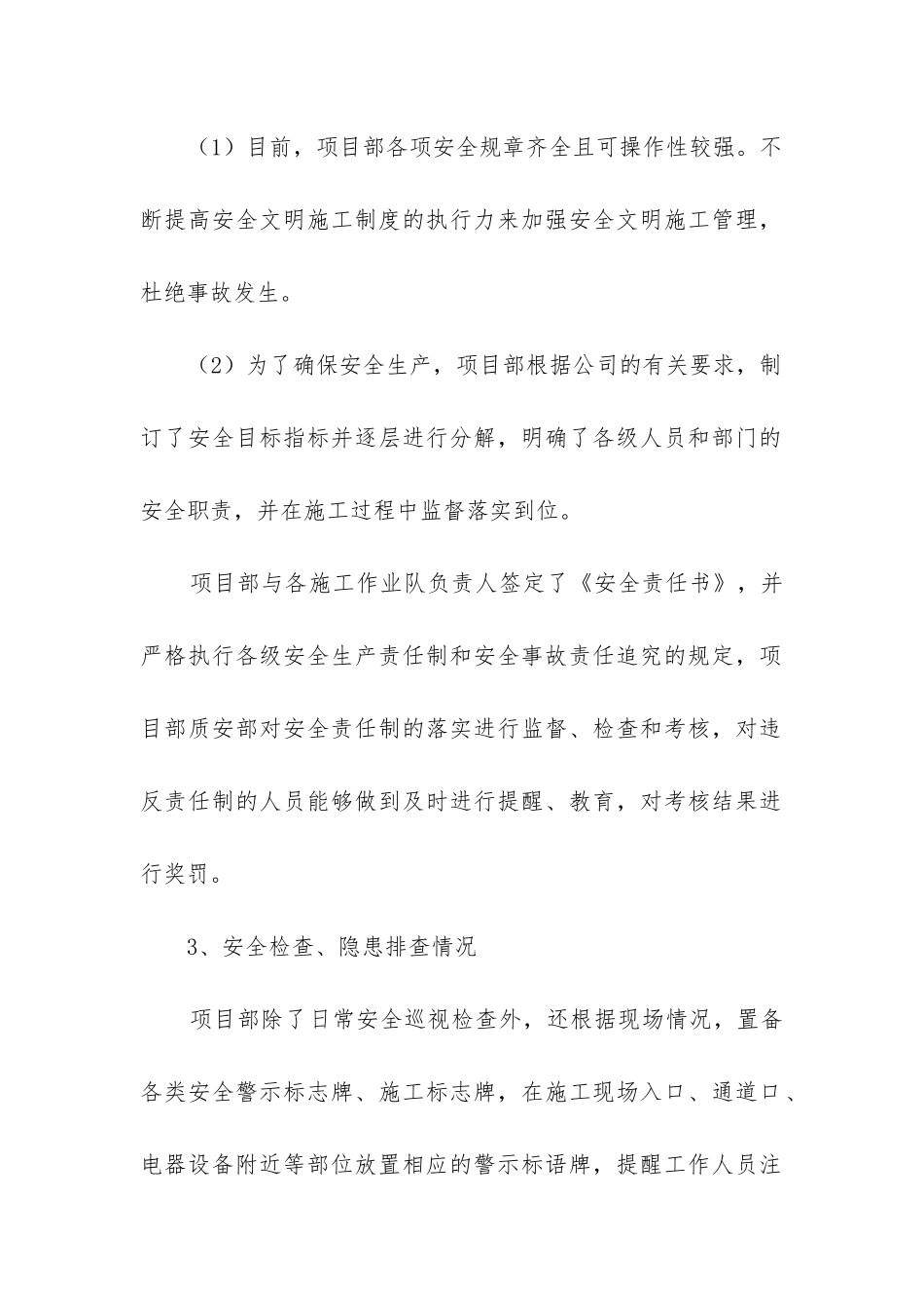 安全生产自检自查报告_第2页