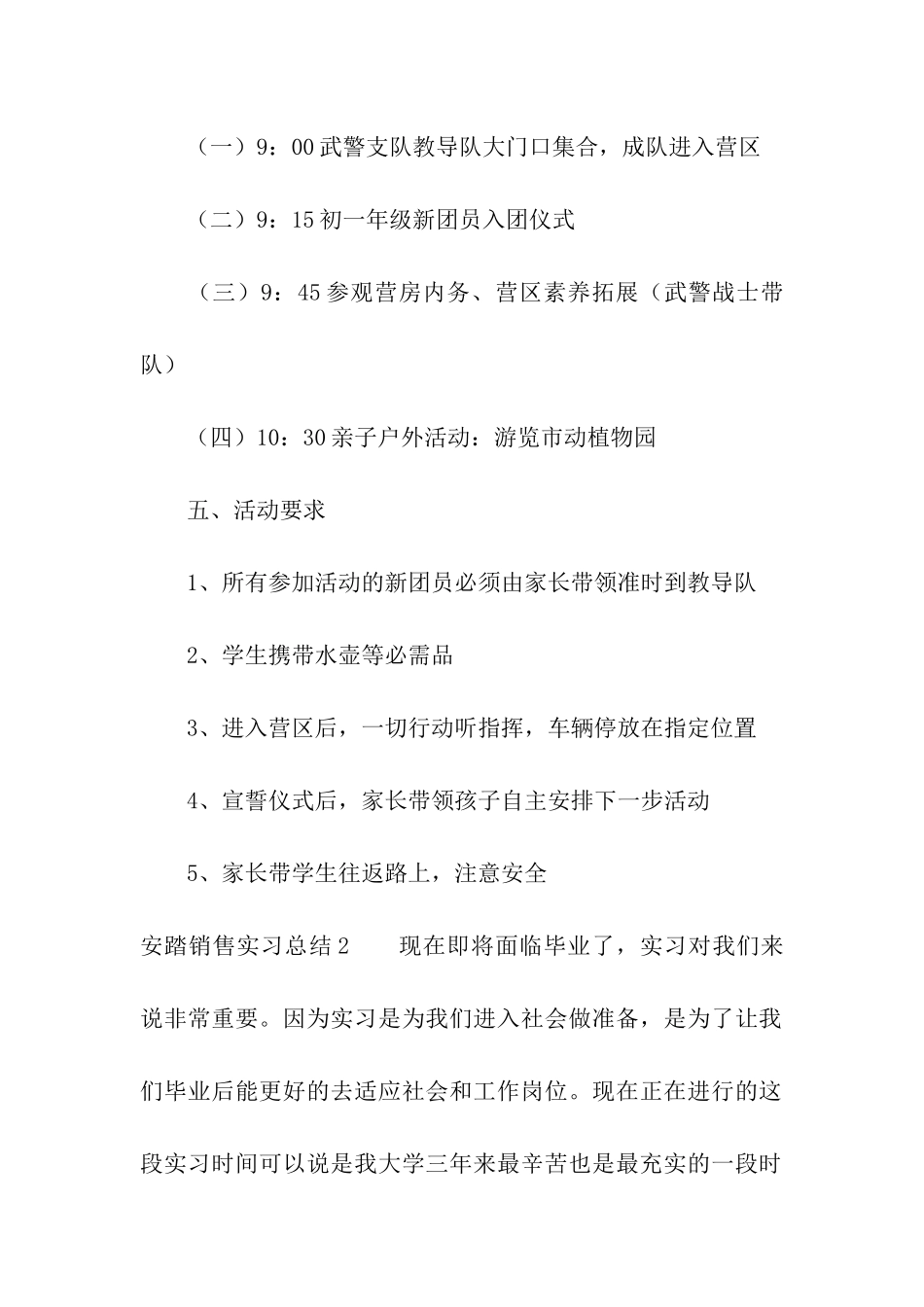 安踏销售实习总结_第2页