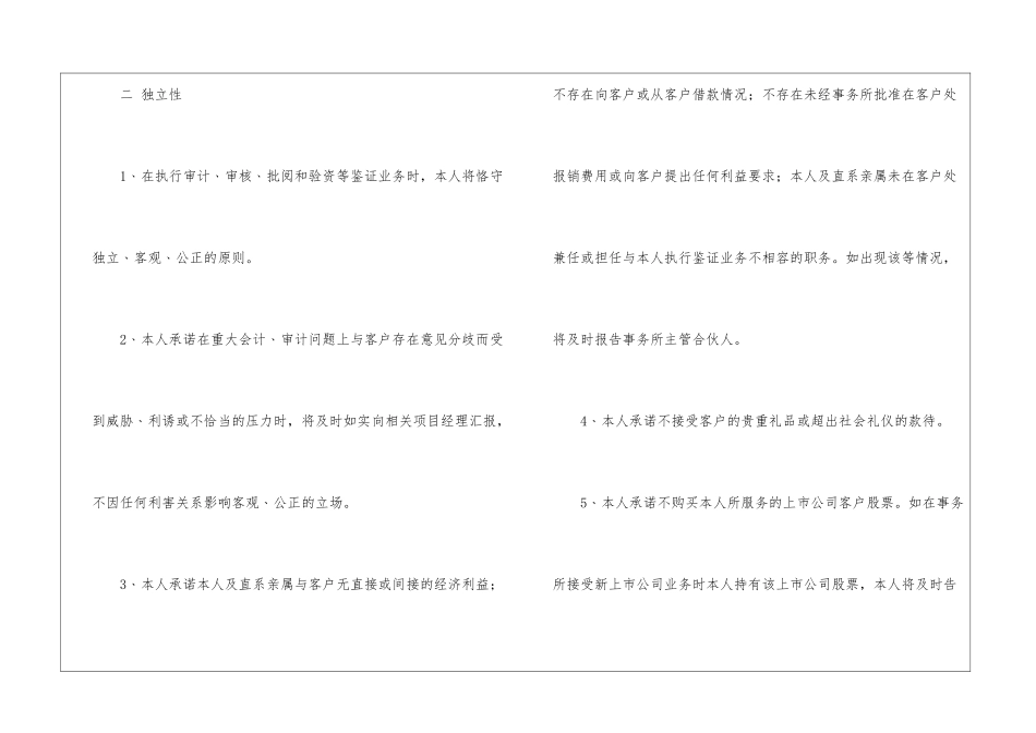 实用的员工承诺书四篇_第2页