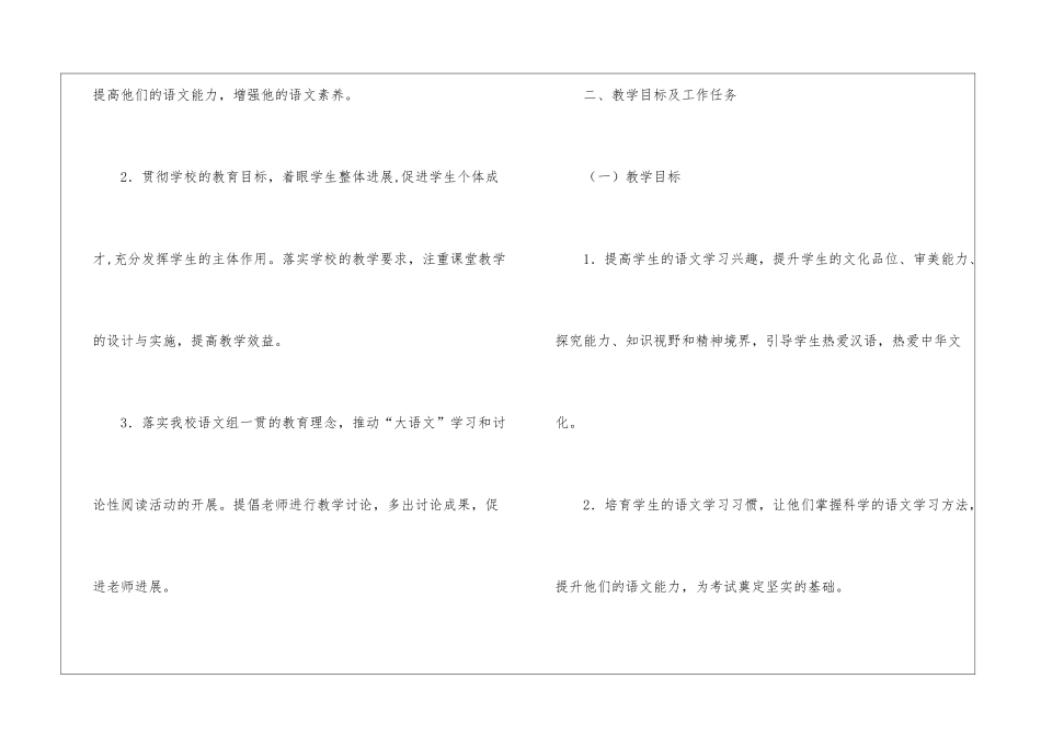 实用的备课组工作计划模板5篇_第2页