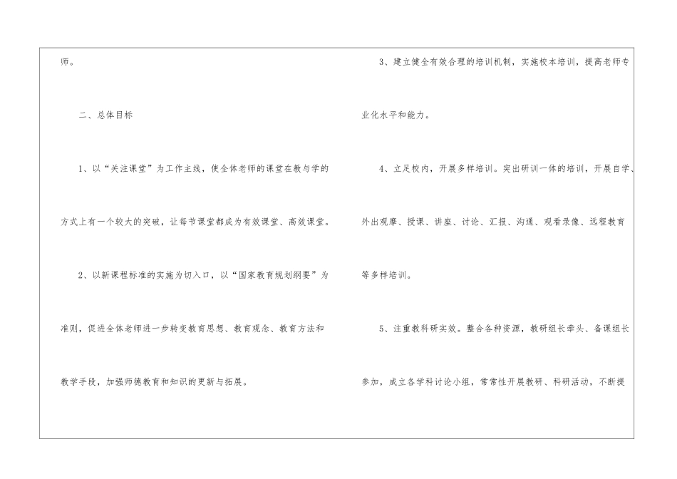 实用的学校的培训工作计划汇总7篇_第2页