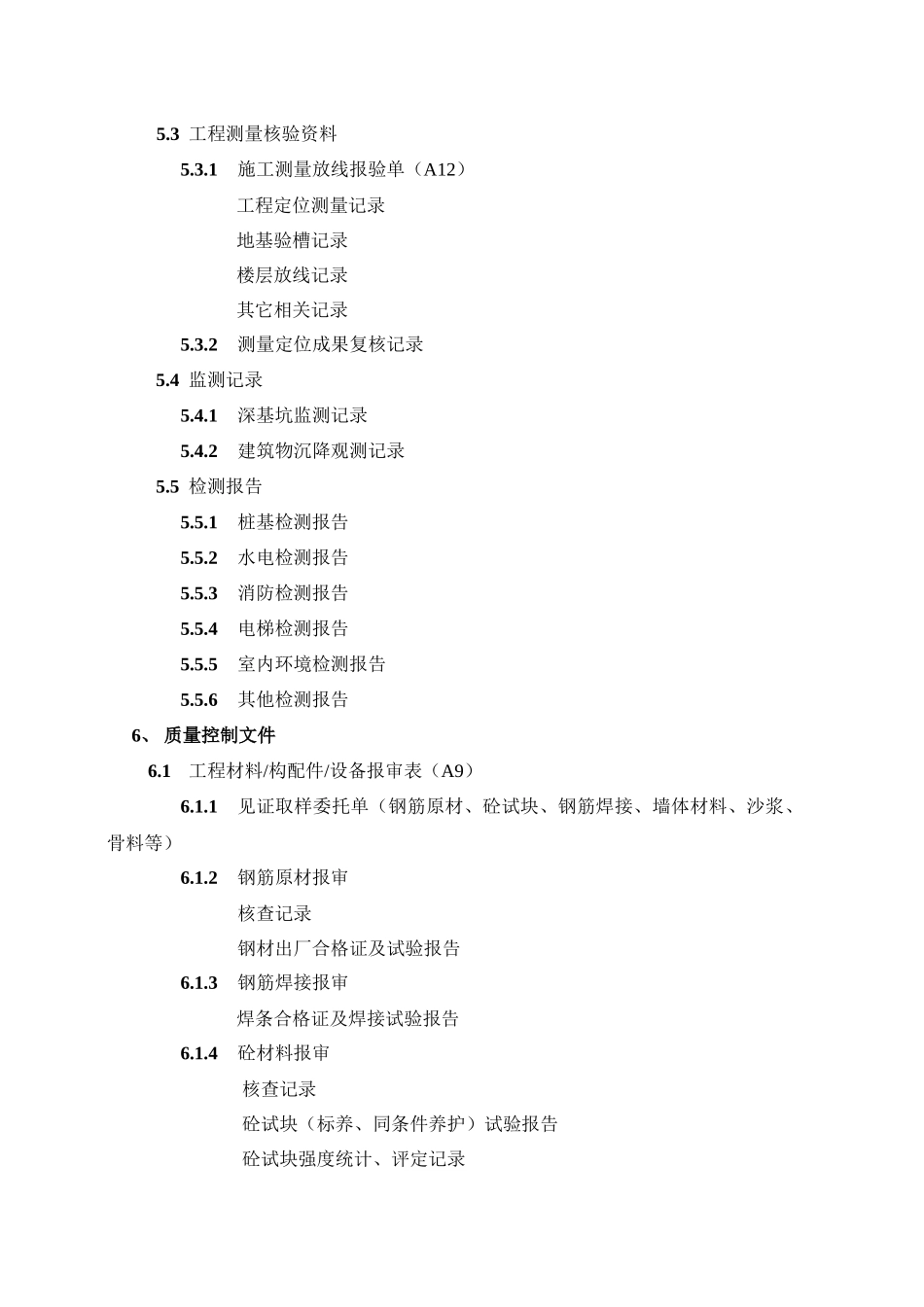 项目监理资料分类管理目录_第3页