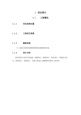 项目立项_道路类模板