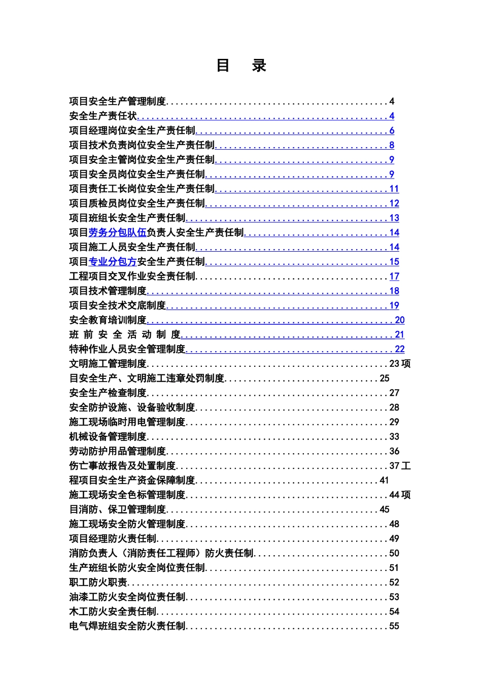 项目安全管理制度(编辑版)(2)_第2页