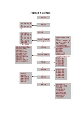 项目代理作业流程