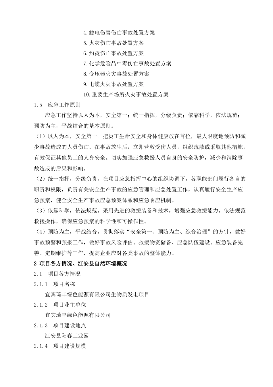 项目基建期综合预案_第2页