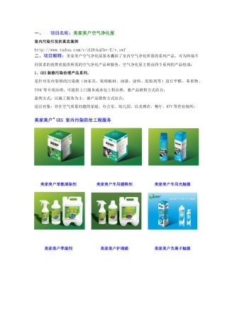 项目及产品介绍1