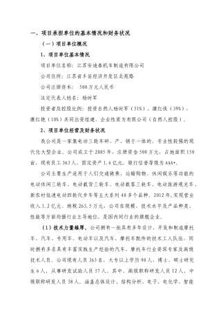 项目可行性分析报告1