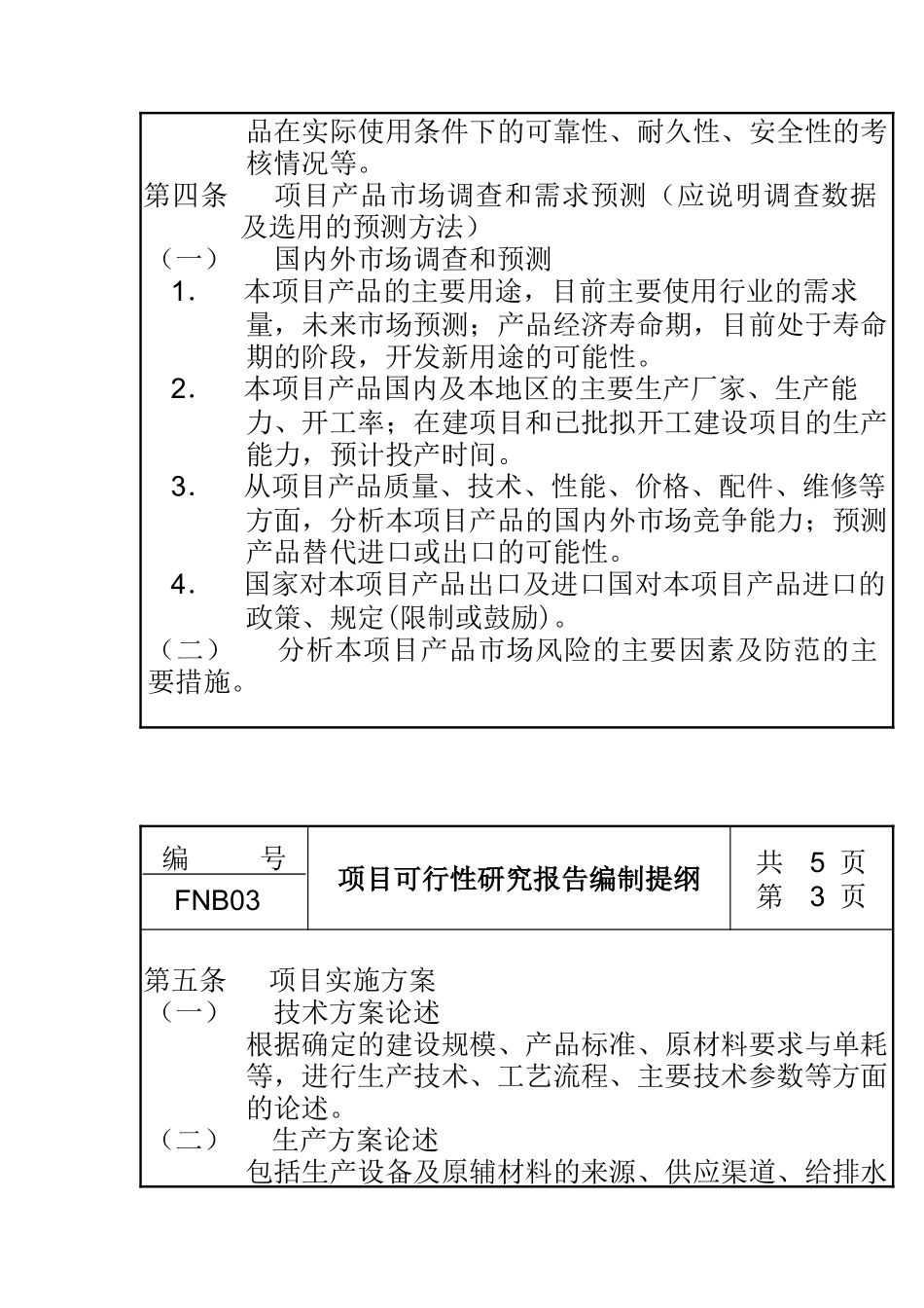项目可行性研究报告编制提纲_第3页