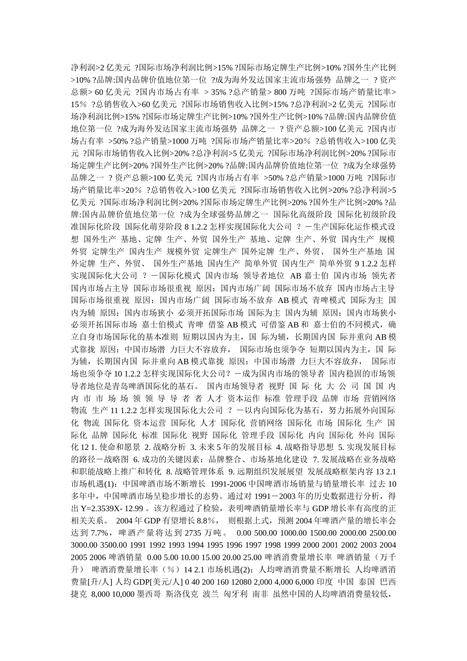 青岛啤酒品牌带动下的发展战略_第2页