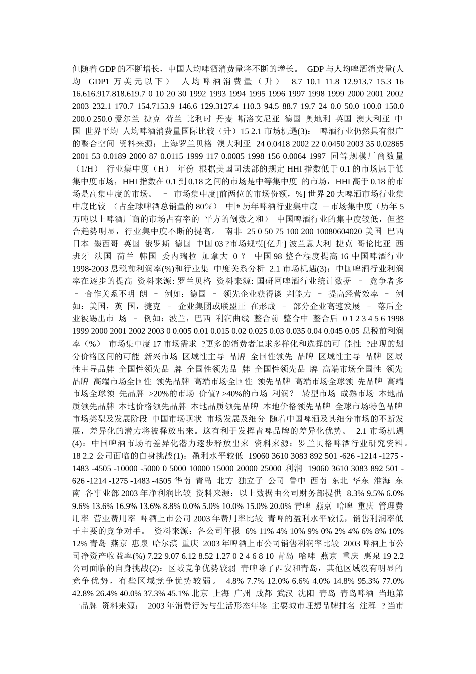 青岛啤酒品牌带动下的发展战略_第3页