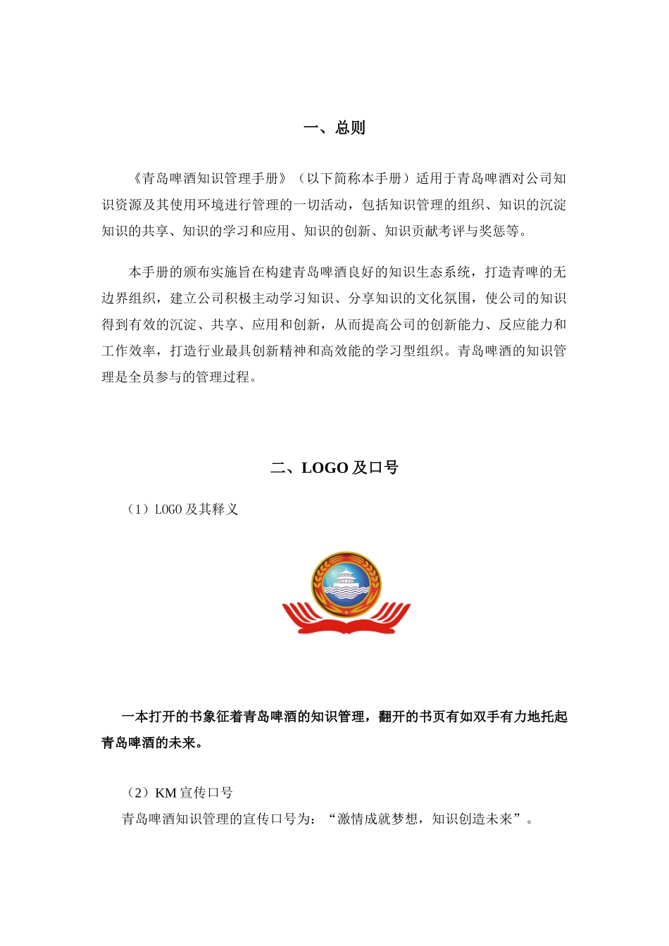 青岛啤酒知识管理手册_第3页