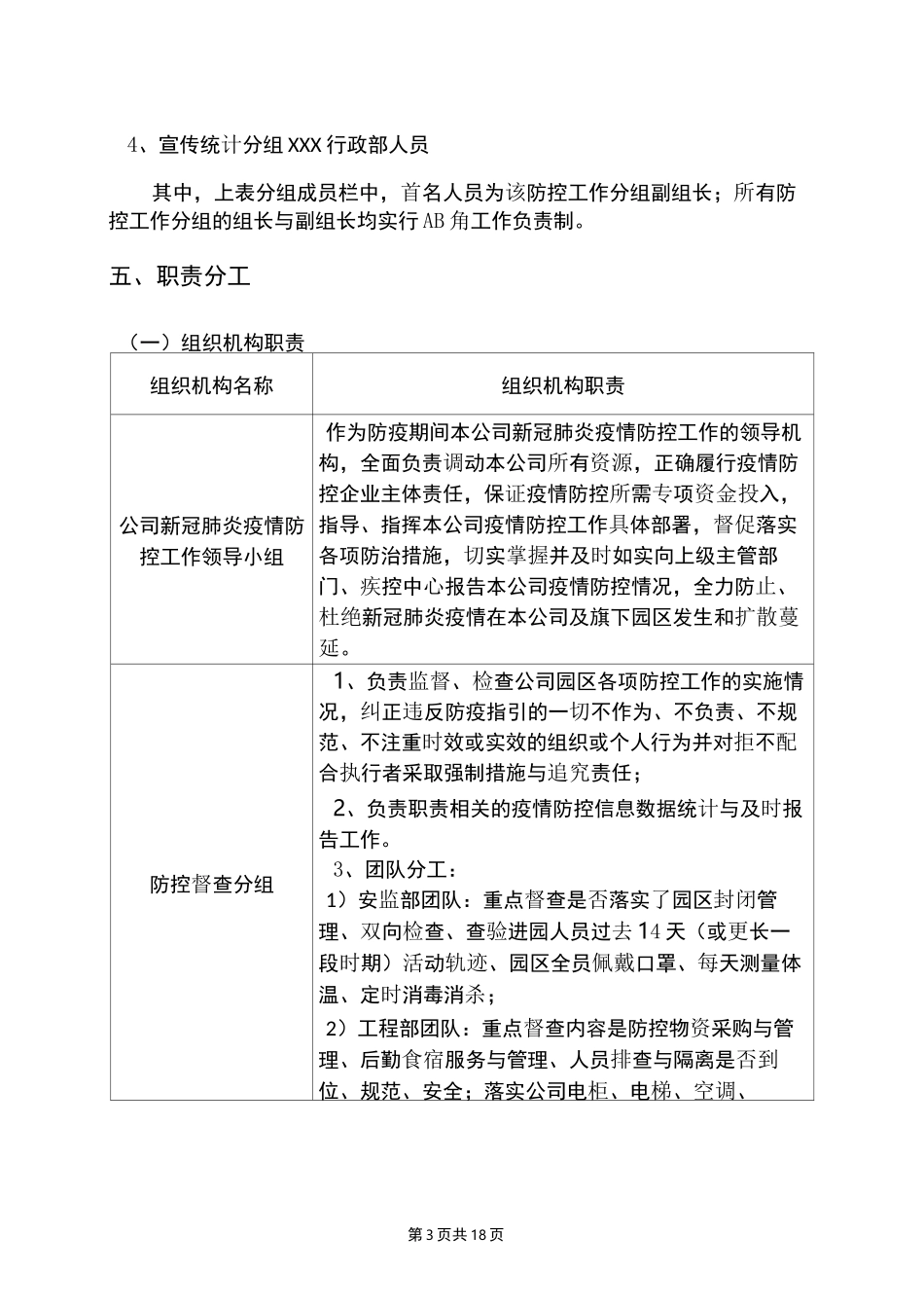 公司新冠肺炎疫情防控工作方案_第3页