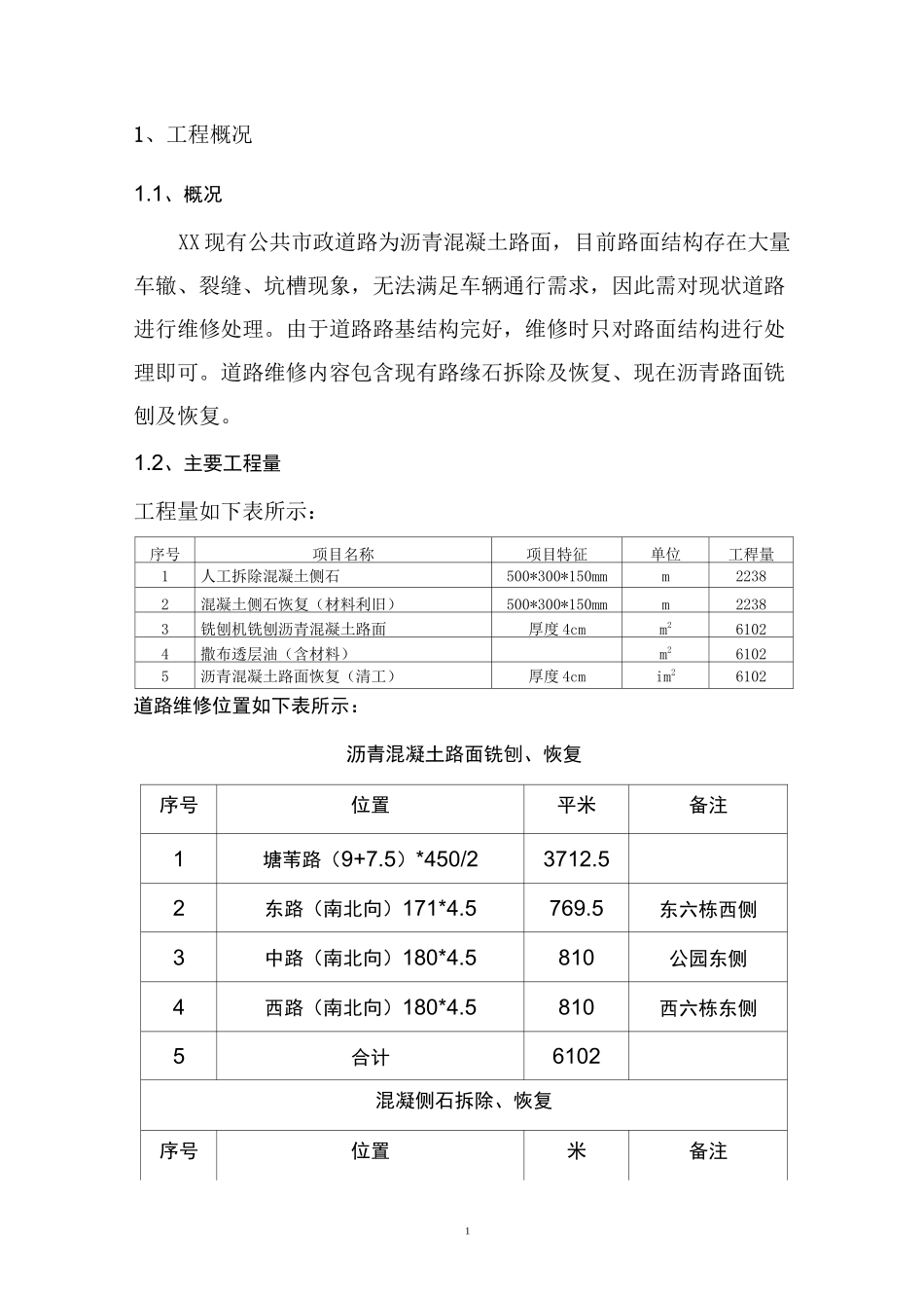 市政道路维修改造施工方案_第3页