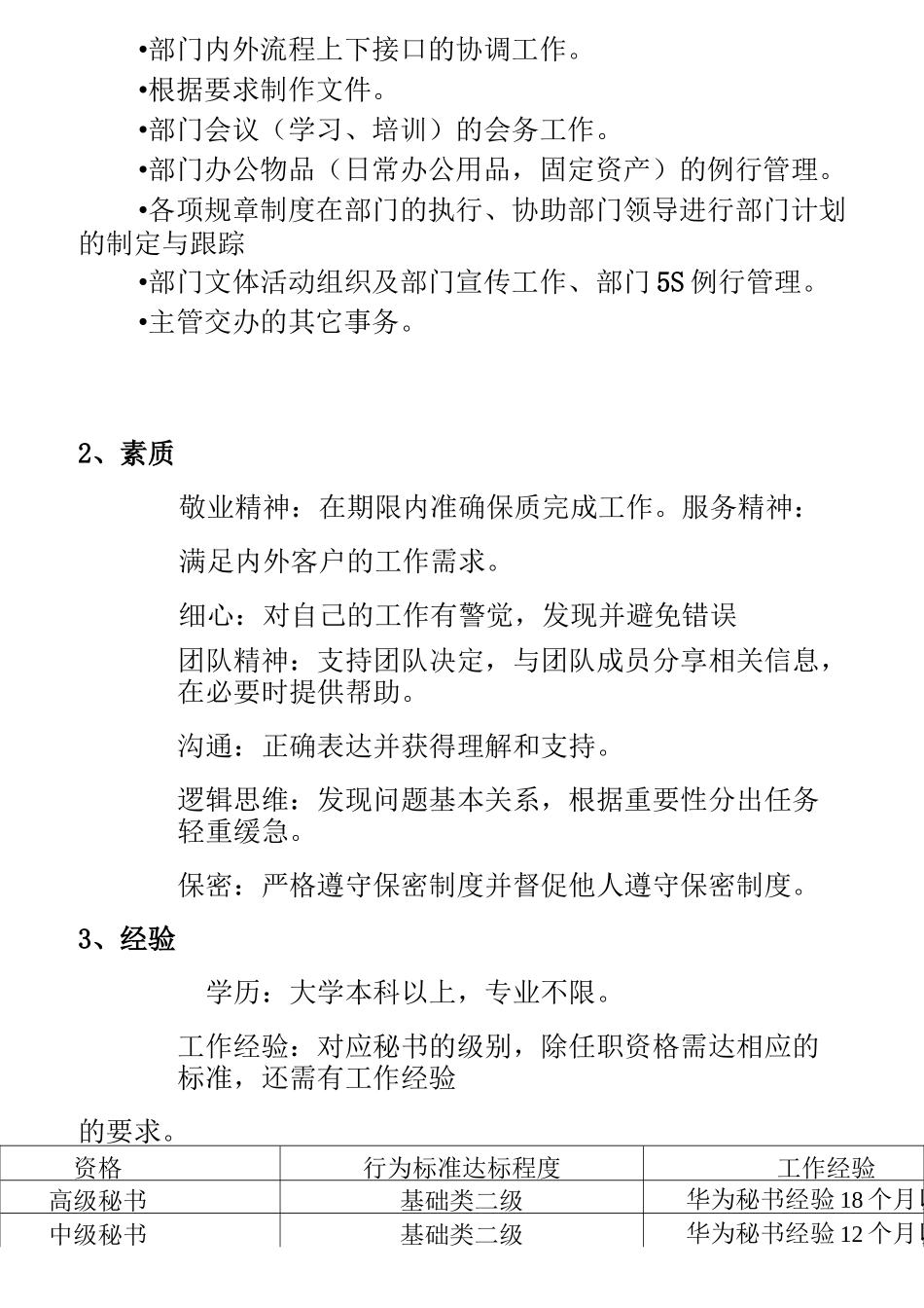 秘书任职标准_第3页