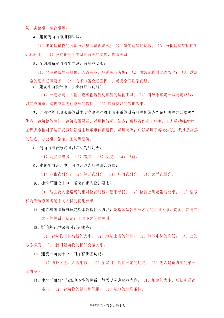 房屋建筑学总复习_第3页