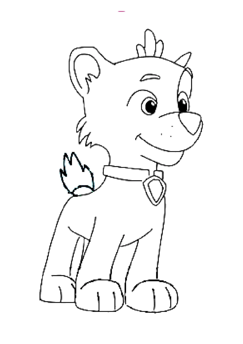 汪汪队立大功填色简笔画_第1页