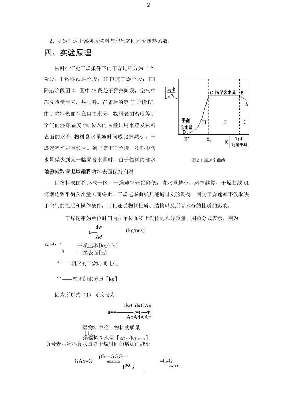干燥实验报告_第2页