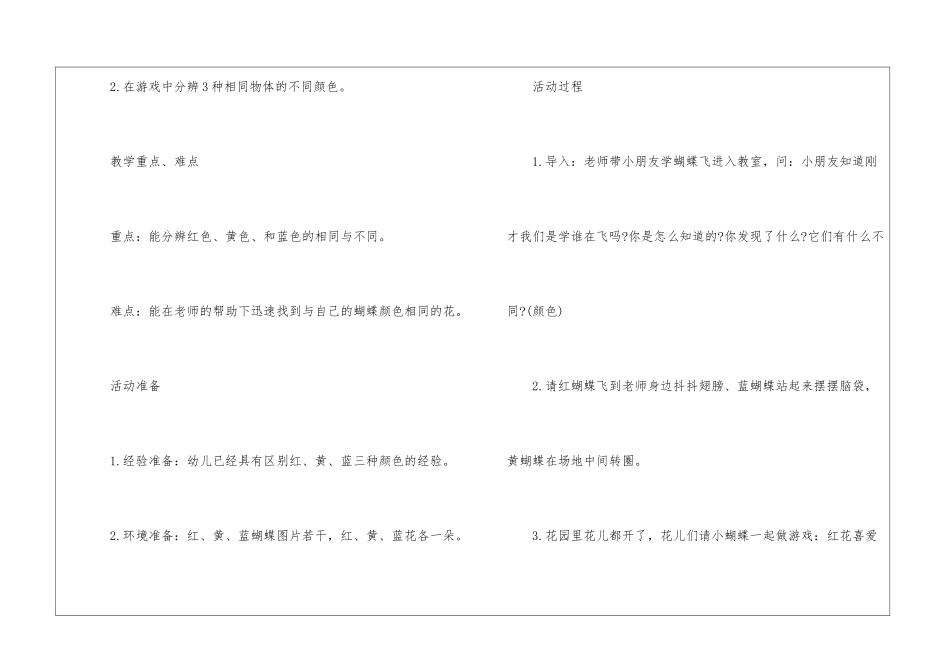 实用的小班教案四篇_第2页