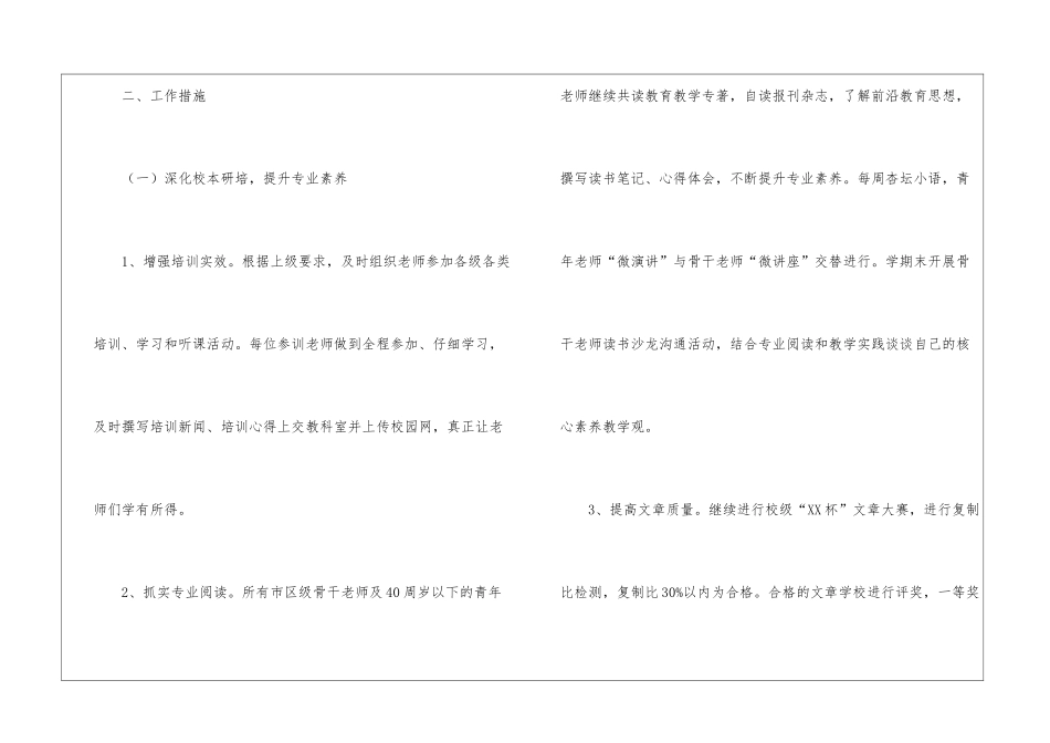 实用的工作计划模板集合6篇_第2页