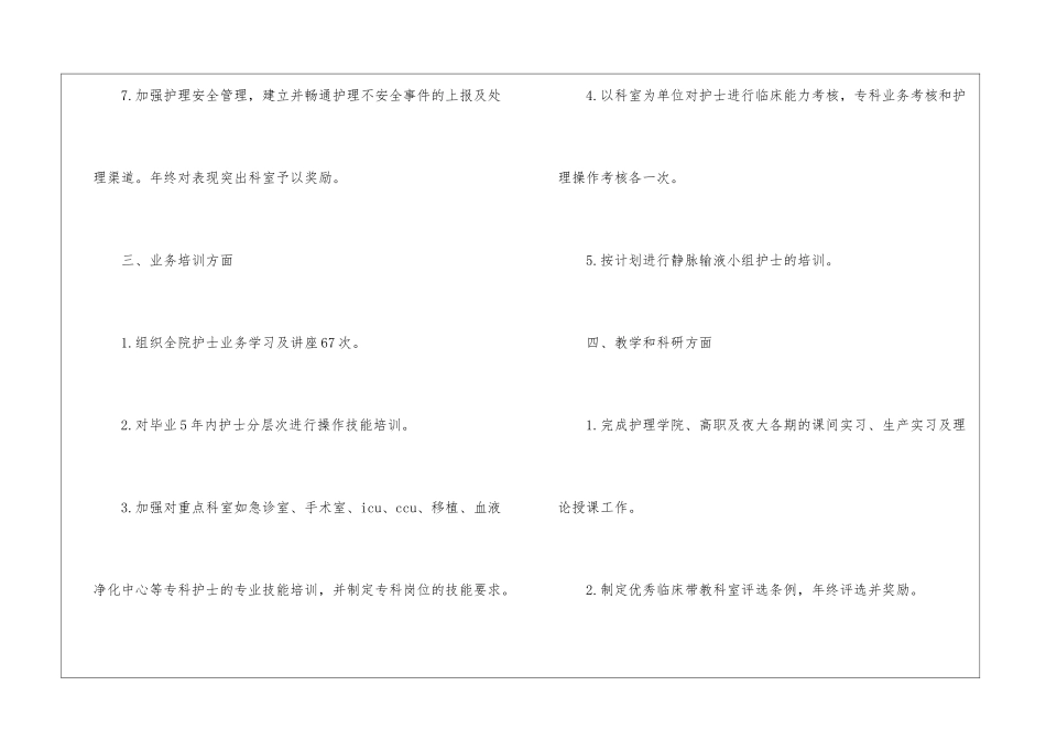 实用的护理工作计划汇总八篇_第3页